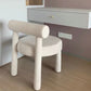 Modern Style Side Chair Upholstered Open Back Armless Dining Chair for Home White 1 Piece Clearhalo 'Dining Chairs' 'Dining Tables & Seating' 'dining_chair' 'furn' 'furn_dining_chair' 'Furniture' 'Kitchen & Dining Furniture' 5155414