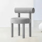 Modern Style Side Chair Upholstered Open Back Armless Dining Chair for Home Grey 1 Piece Clearhalo 'Dining Chairs' 'Dining Tables & Seating' 'dining_chair' 'furn' 'furn_dining_chair' 'Furniture' 'Kitchen & Dining Furniture' 5155426