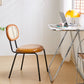 Industrial Dining Room Side Chairs Metal Armless Open Chair for Kitchen