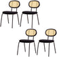 Industrial Dining Room Side Chairs Metal Armless Open Chair for Kitchen
