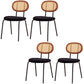 Industrial Dining Room Side Chairs Metal Armless Open Chair for Kitchen