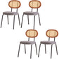 Industrial Dining Room Side Chairs Metal Armless Open Chair for Kitchen