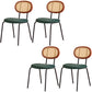 Industrial Dining Room Side Chairs Metal Armless Open Chair for Kitchen