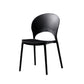 Contemporary Plastic Armless Chair Dining Room Open Back Chair