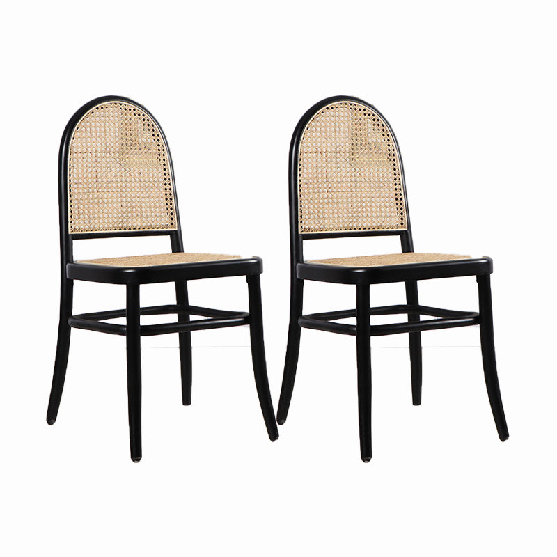 Sedia laterale tradizionale sedia da pranzo in legno massiccio per casa