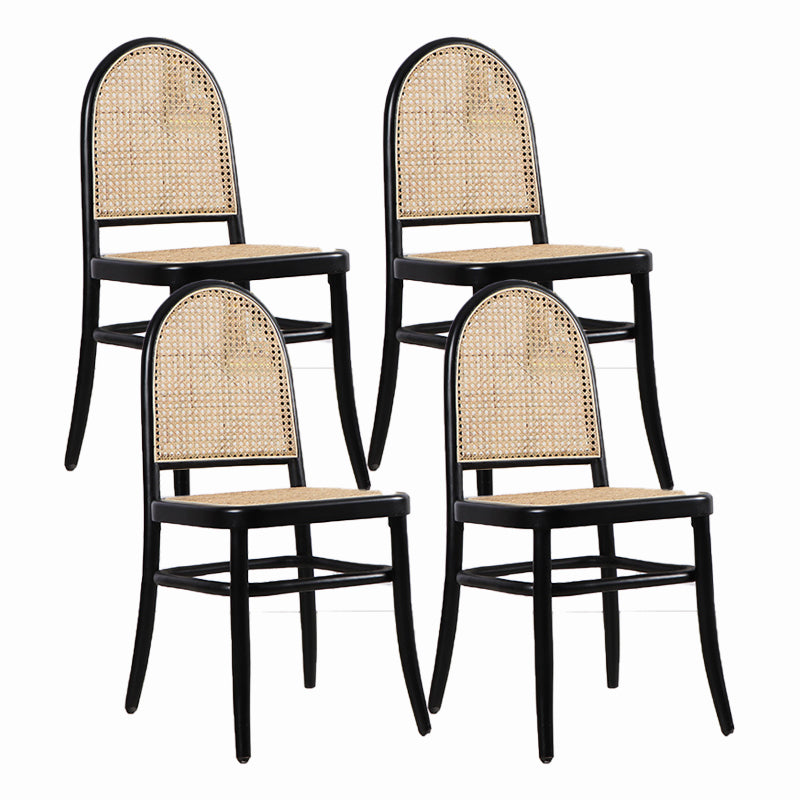 Sedia laterale tradizionale sedia da pranzo in legno massiccio per casa