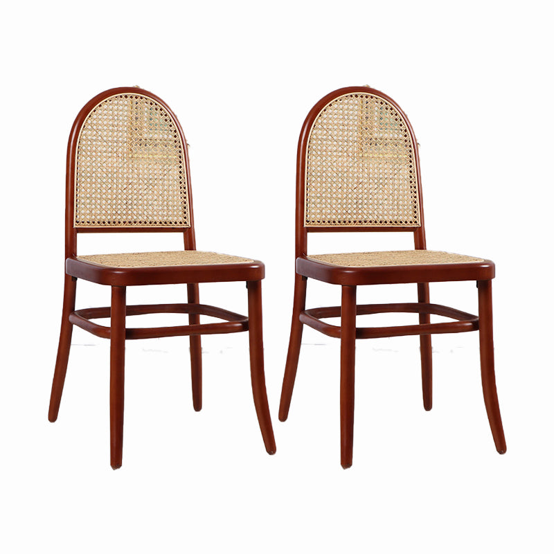 Sedia laterale tradizionale sedia da pranzo in legno massiccio per casa