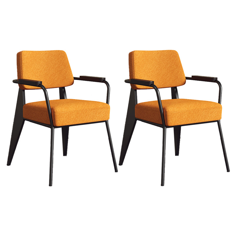 Silla de estilo industrial tapizado silla de comedor abierta para interiores para interiores