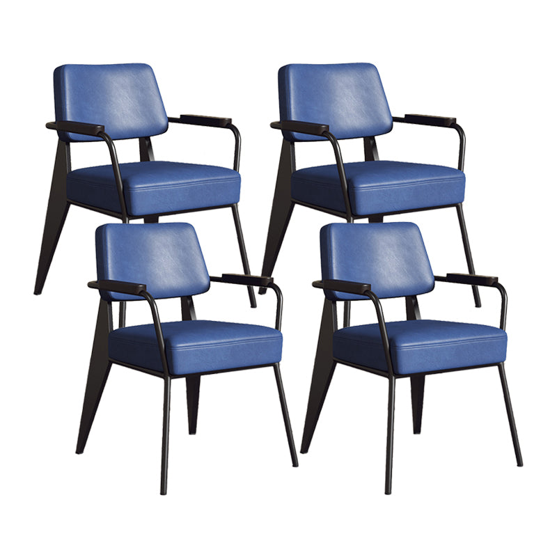 Silla de estilo industrial tapizado silla de comedor abierta para interiores para interiores