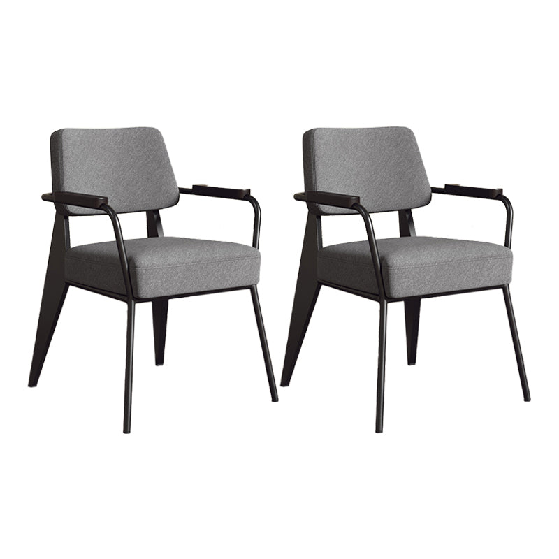 Silla de estilo industrial tapizado silla de comedor abierta para interiores para interiores