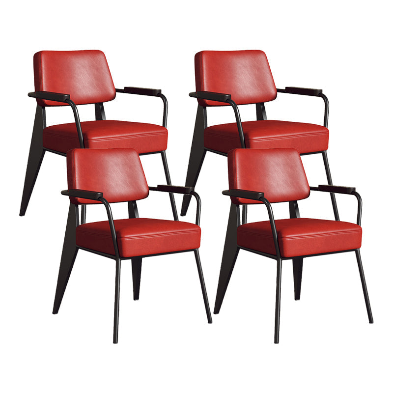 Silla de estilo industrial tapizado silla de comedor abierta para interiores para interiores