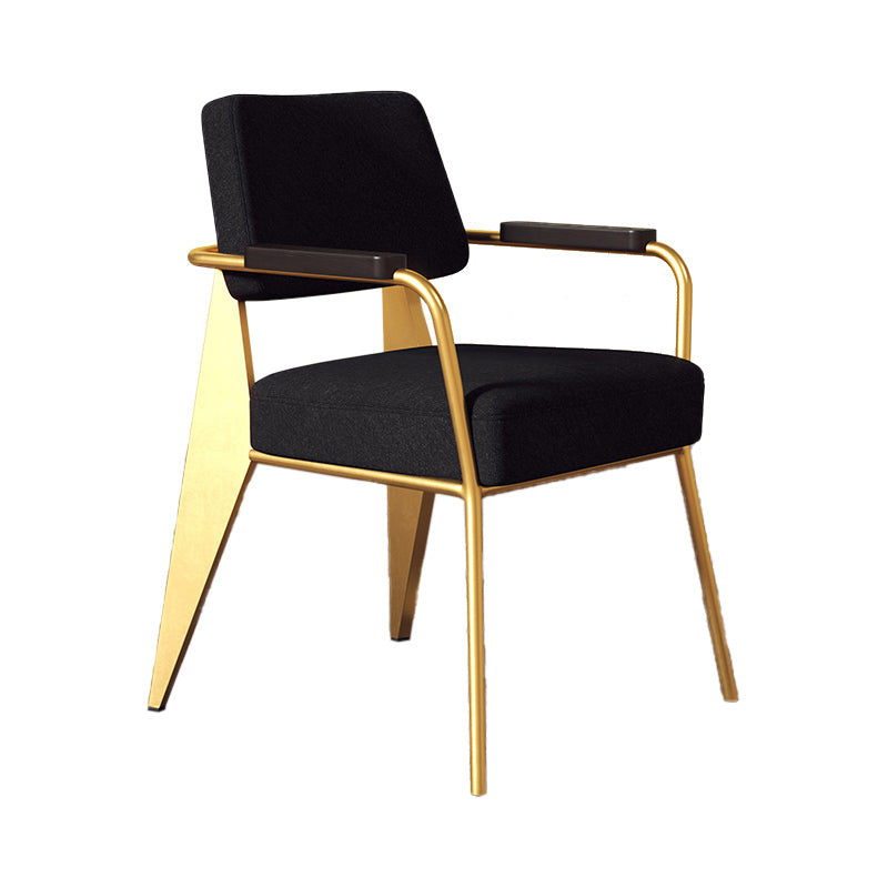 Silla de estilo industrial tapizado silla de comedor abierta para interiores para interiores