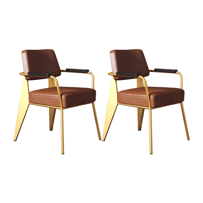 Silla de estilo industrial tapizado silla de comedor abierta para interiores para interiores