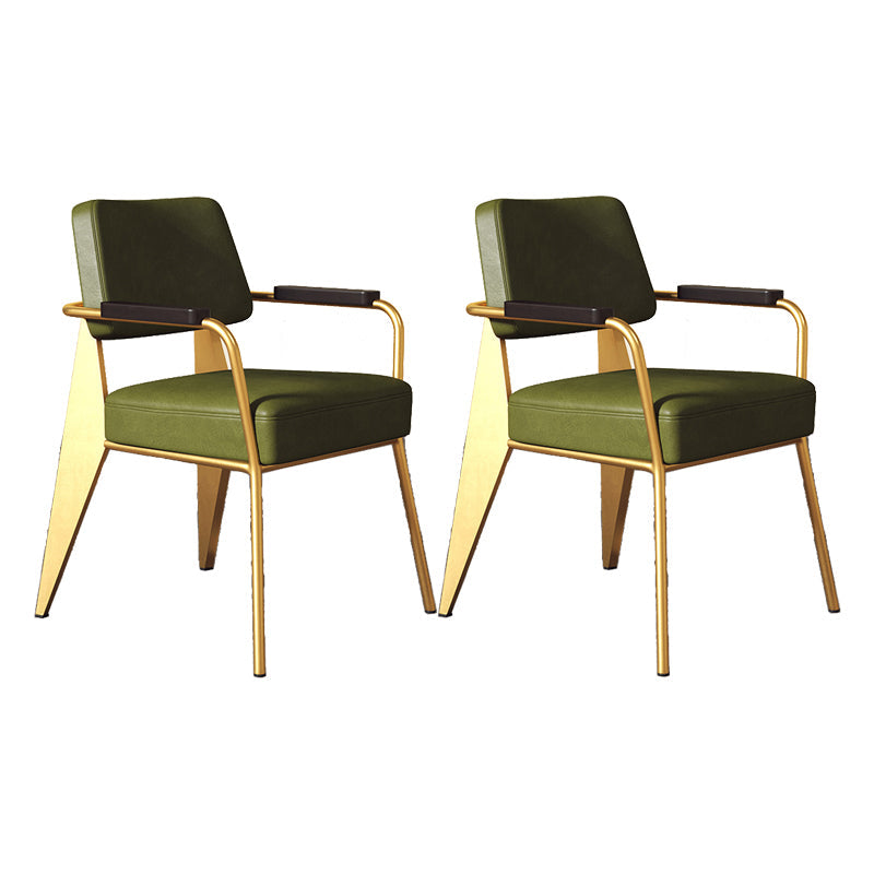 Silla de estilo industrial tapizado silla de comedor abierta para interiores para interiores