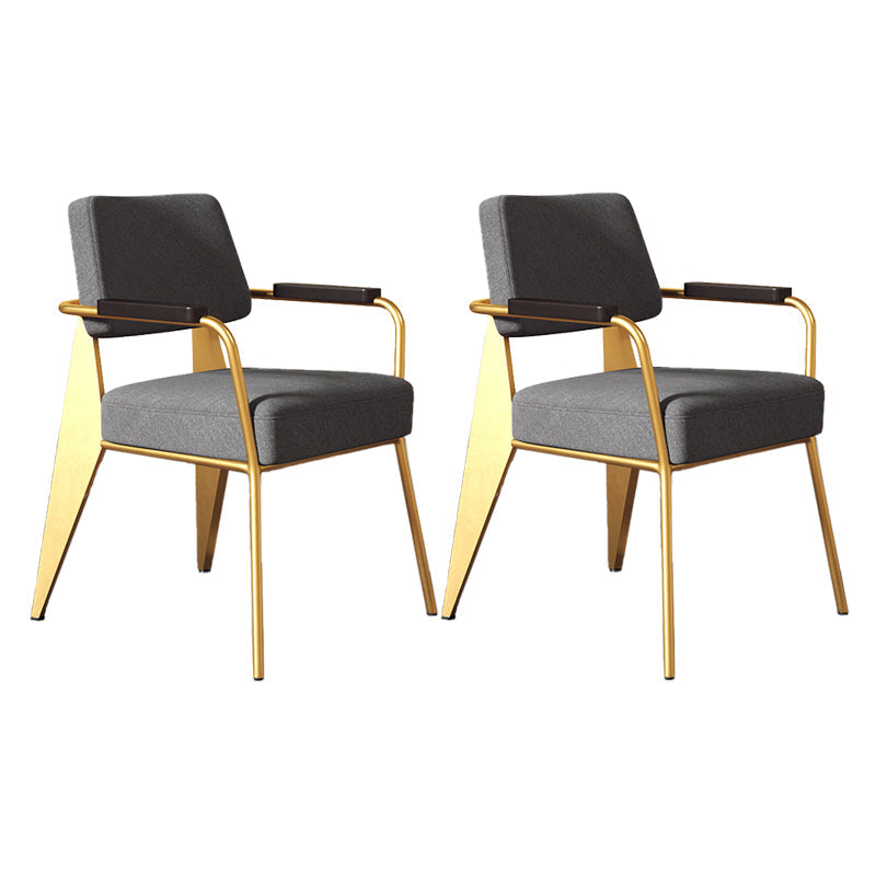 Silla de estilo industrial tapizado silla de comedor abierta para interiores para interiores