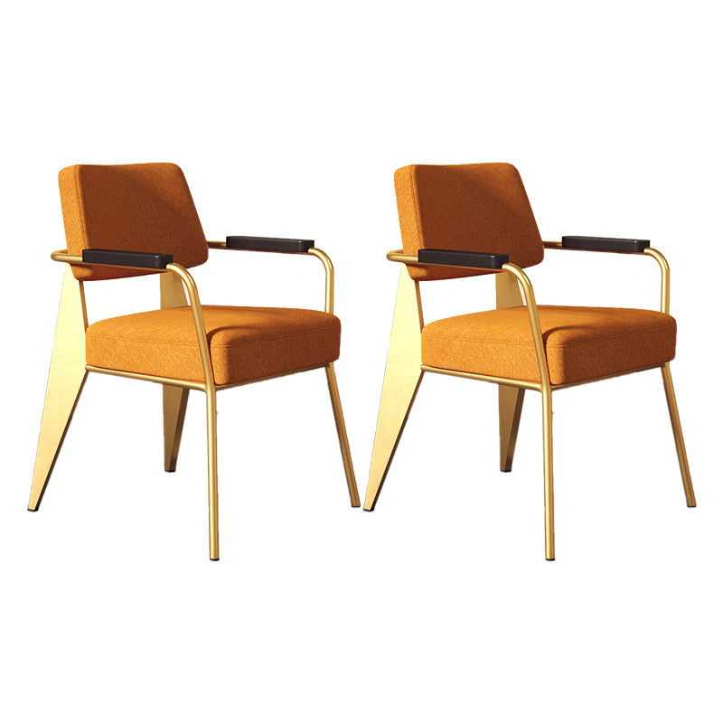 Silla de estilo industrial tapizado silla de comedor abierta para interiores para interiores