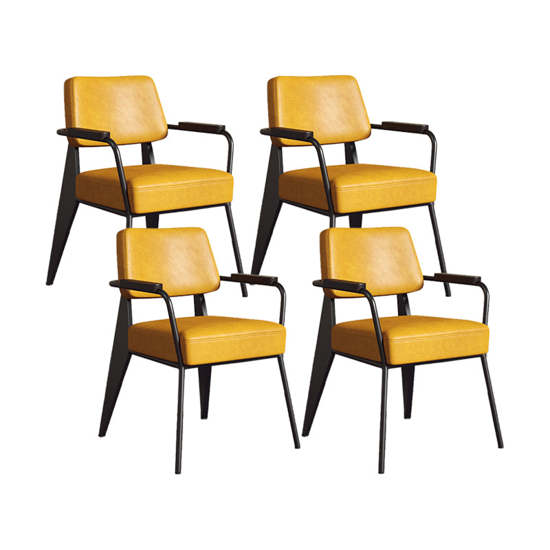 Silla de estilo industrial tapizado silla de comedor abierta para interiores para interiores