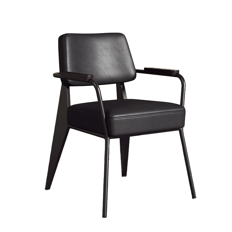 Silla de estilo industrial tapizado silla de comedor abierta para interiores para interiores