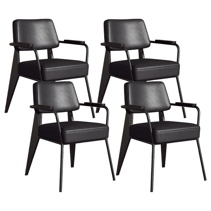 Silla de estilo industrial tapizado silla de comedor abierta para interiores para interiores