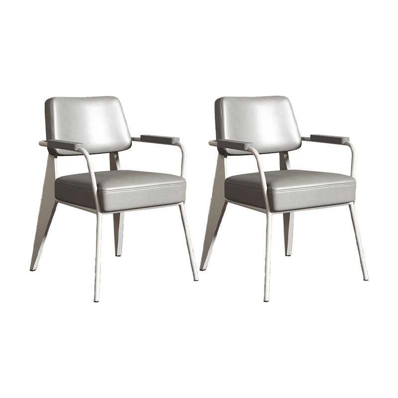 Silla de estilo industrial tapizado silla de comedor abierta para interiores para interiores