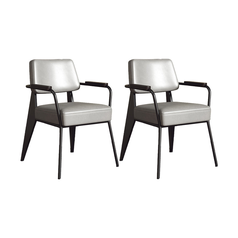 Silla de estilo industrial tapizado silla de comedor abierta para interiores para interiores