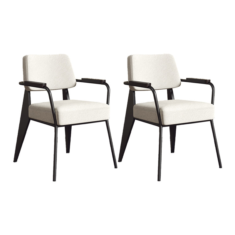 Silla de estilo industrial tapizado silla de comedor abierta para interiores para interiores