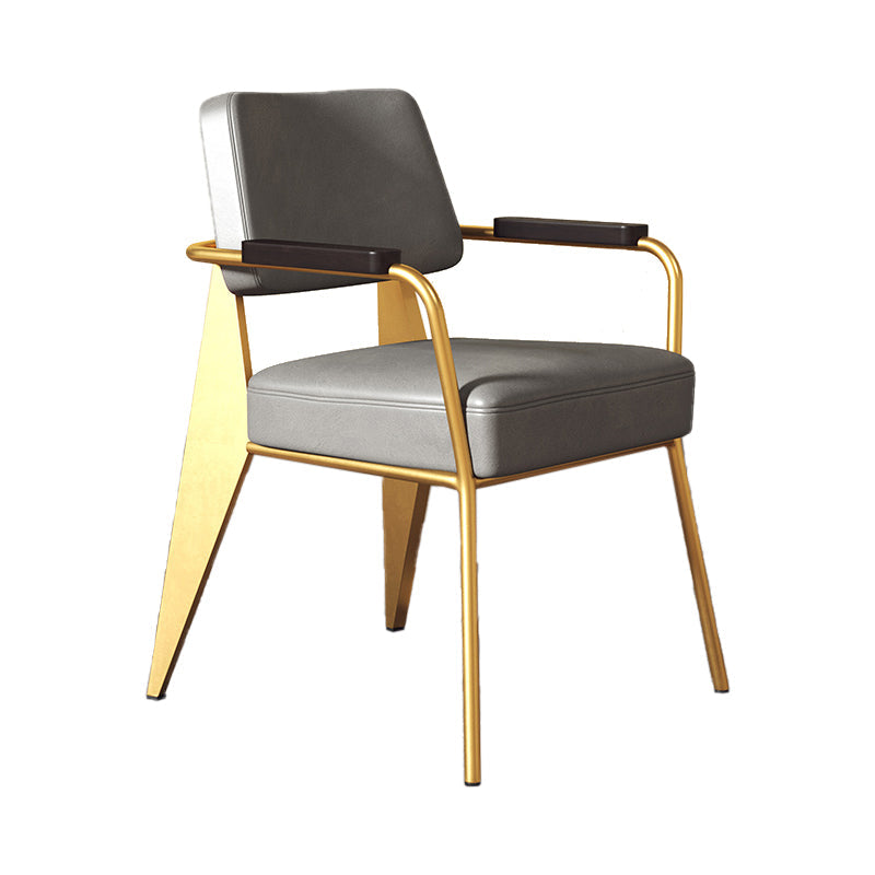 Silla de estilo industrial tapizado silla de comedor abierta para interiores para interiores