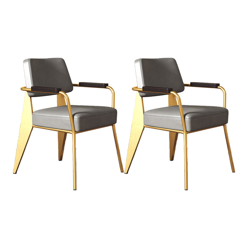 Silla de estilo industrial tapizado silla de comedor abierta para interiores para interiores