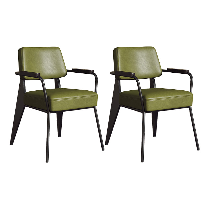 Silla de estilo industrial tapizado silla de comedor abierta para interiores para interiores