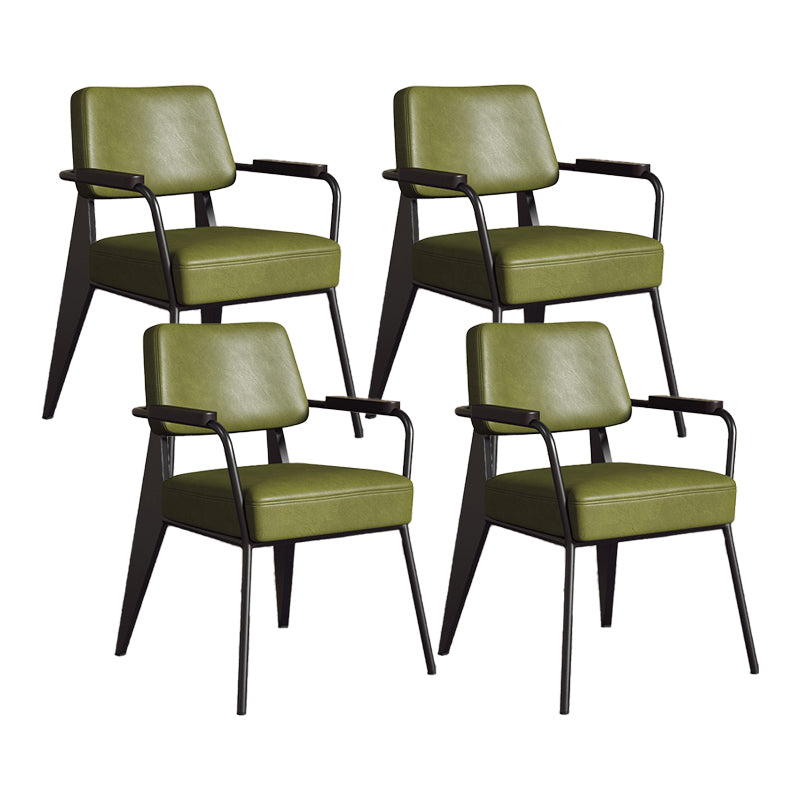 Silla de estilo industrial tapizado silla de comedor abierta para interiores para interiores