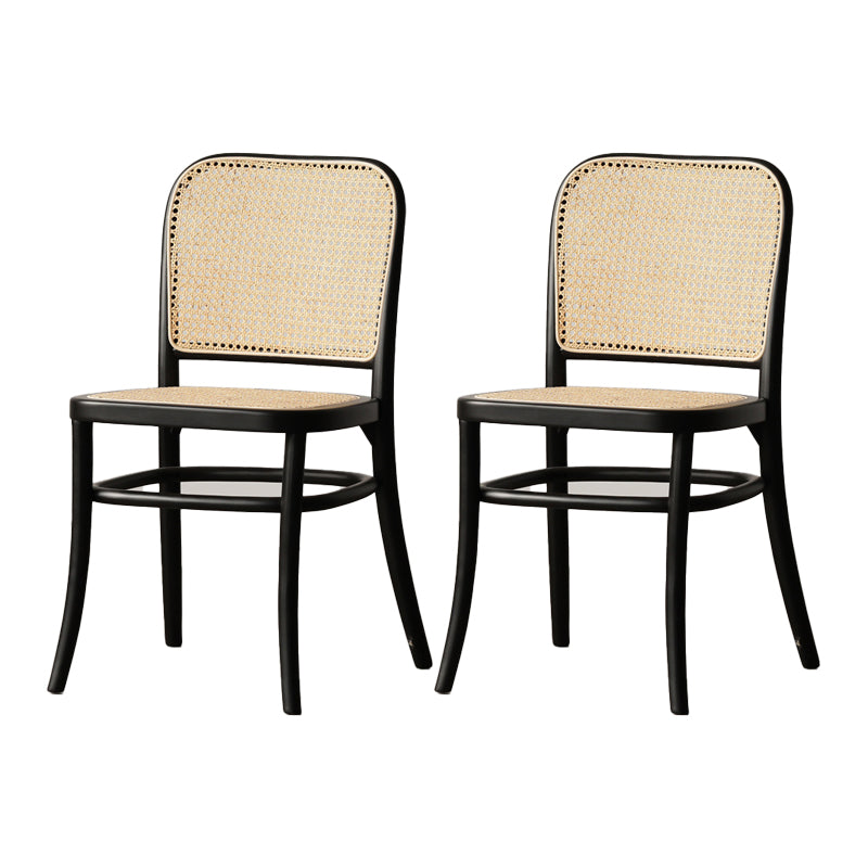 Silla lateral de estilo tradicional silla de comedor de madera sólida para hom