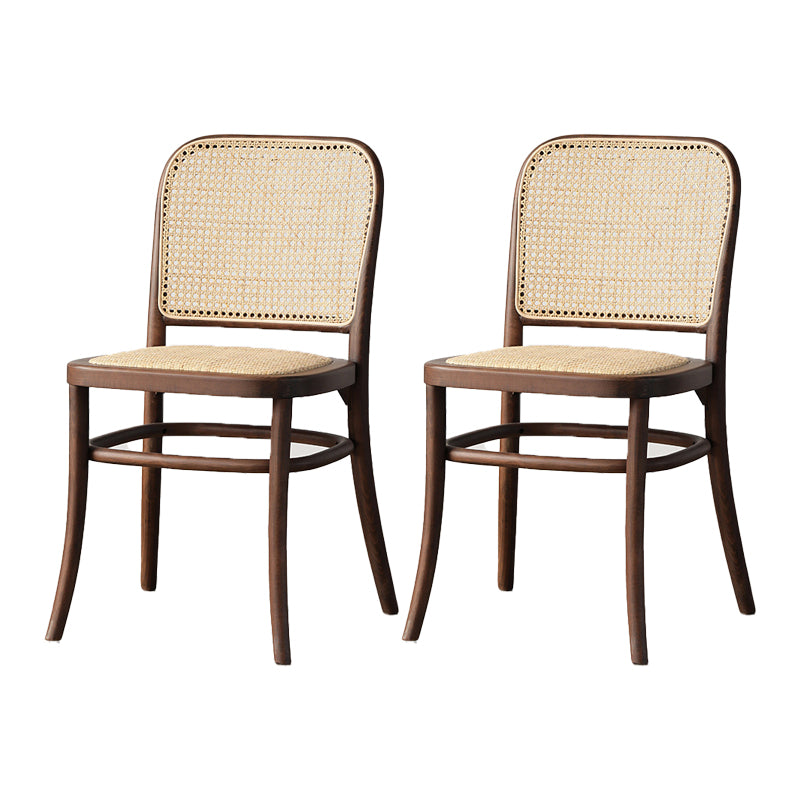 Silla lateral de estilo tradicional silla de comedor de madera sólida para hom