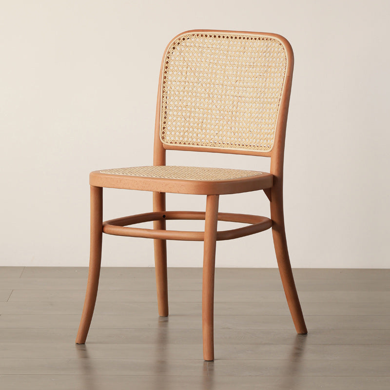 Silla lateral de estilo tradicional silla de comedor de madera sólida para hom