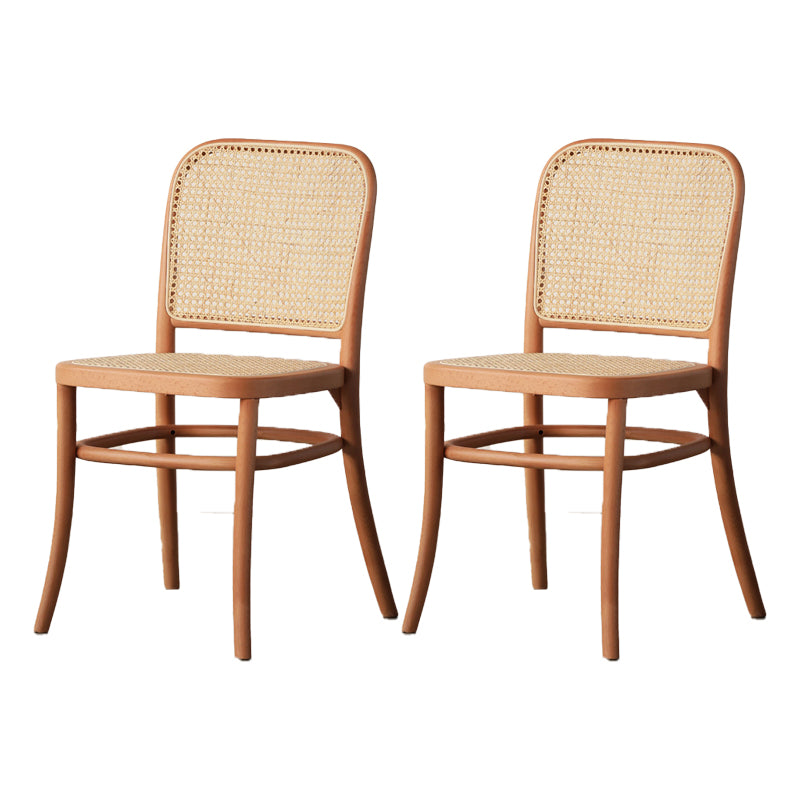 Silla lateral de estilo tradicional silla de comedor de madera sólida para hom