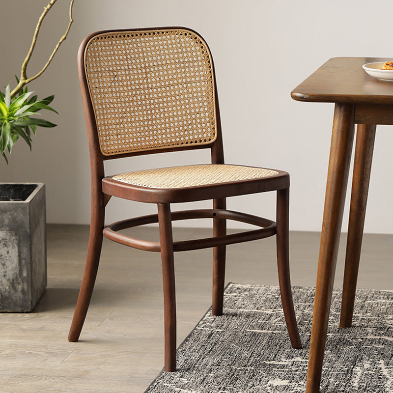 Silla lateral de estilo tradicional silla de comedor de madera sólida para hom