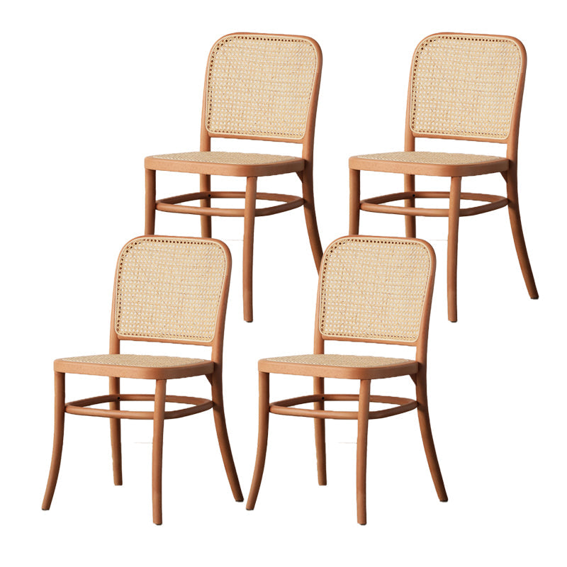 Silla lateral de estilo tradicional silla de comedor de madera sólida para hom