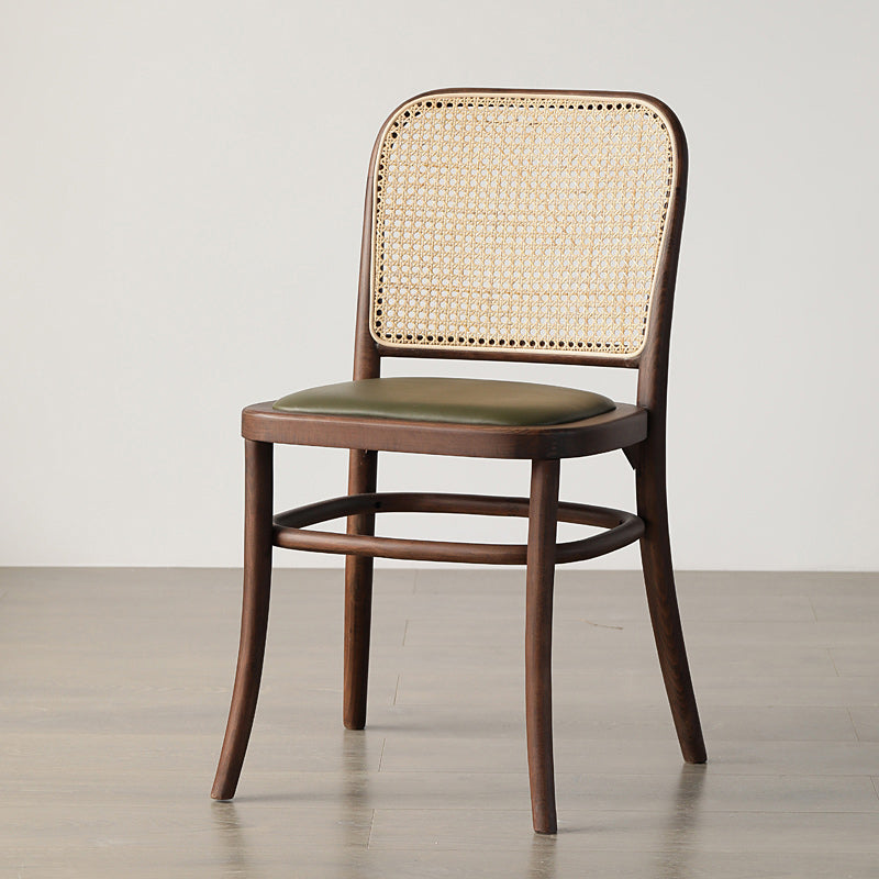 Silla lateral de estilo tradicional silla de comedor de madera sólida para hom