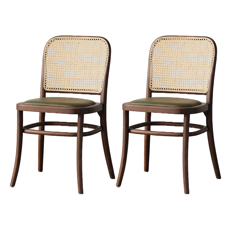 Silla lateral de estilo tradicional silla de comedor de madera sólida para hom