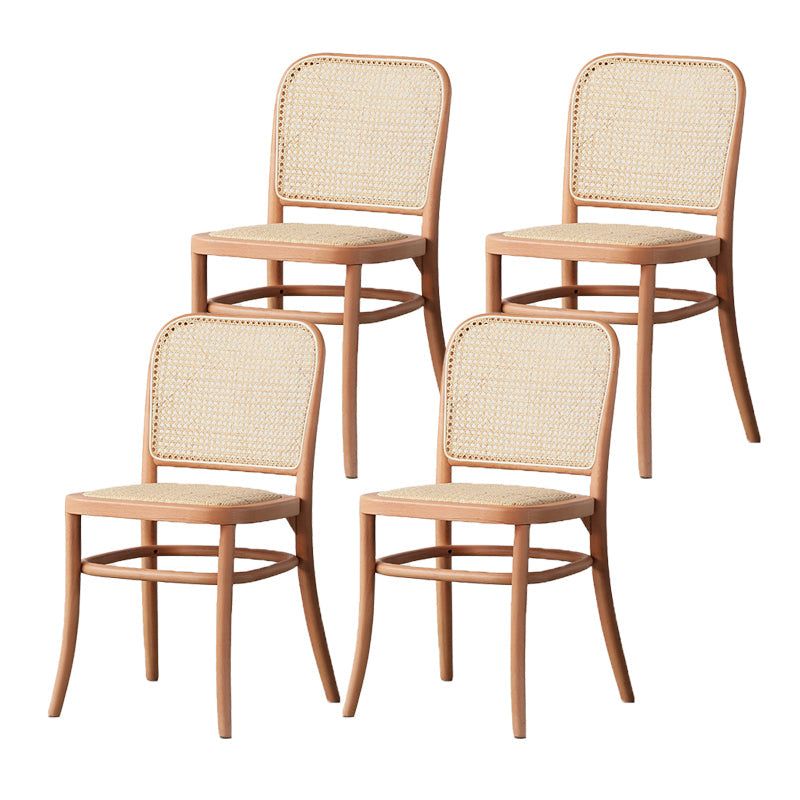 Silla lateral de estilo tradicional silla de comedor de madera sólida para hom