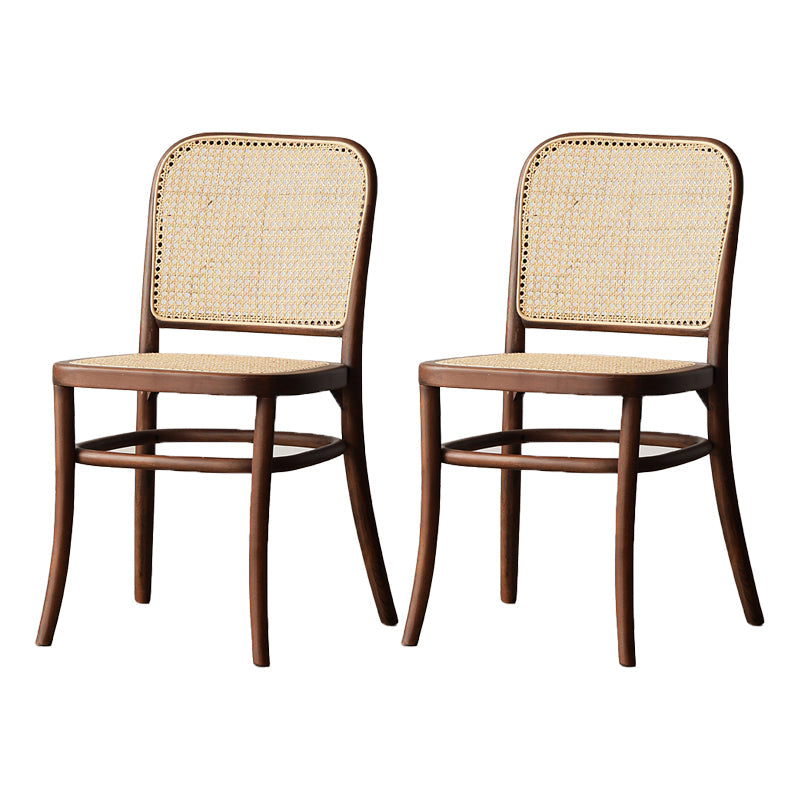 Silla lateral de estilo tradicional silla de comedor de madera sólida para hom