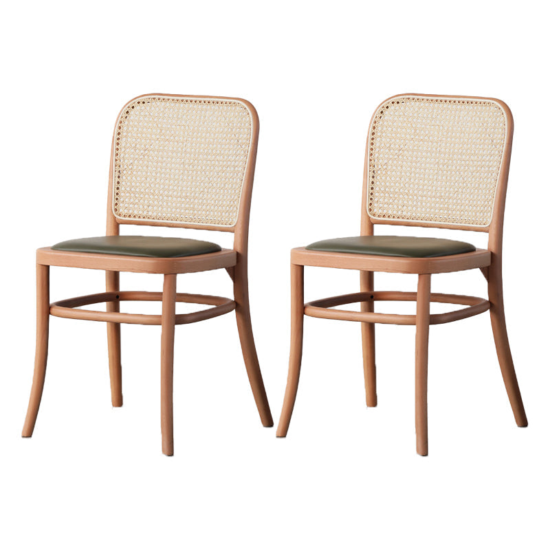 Silla lateral de estilo tradicional silla de comedor de madera sólida para hom