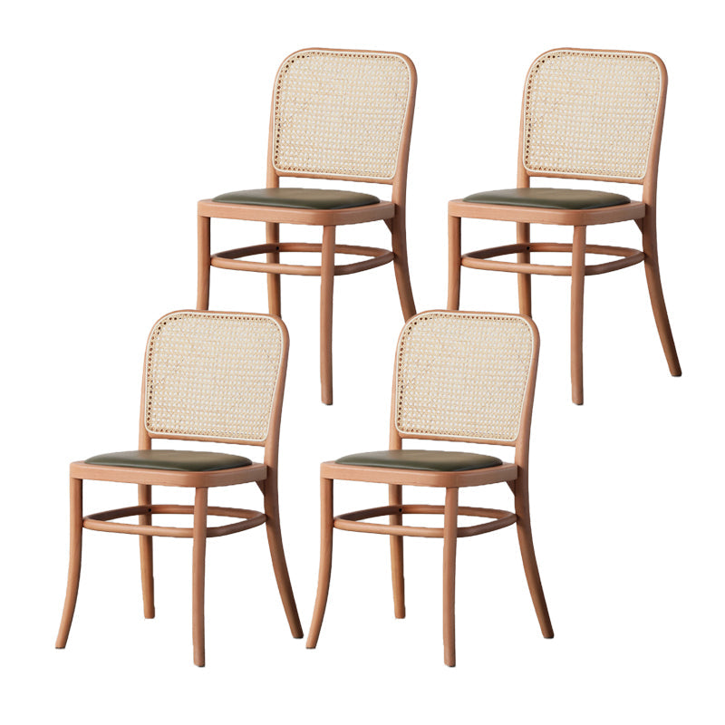 Silla lateral de estilo tradicional silla de comedor de madera sólida para hom