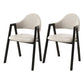 Industrial Dining Room Side Chairs Arm Open Back Chair for Kitchen