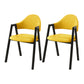 Industrial Dining Room Side Chairs Arm Open Back Chair for Kitchen