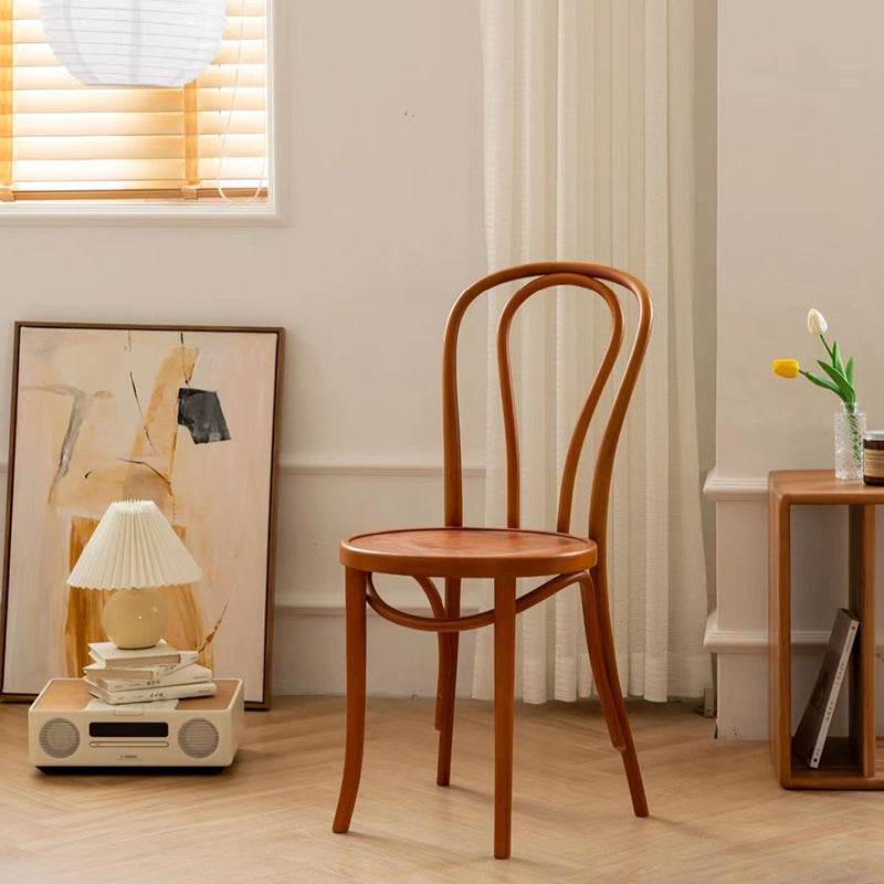 Traditional Style Side Chair Solid Wood Wingback Armless Dining Chair Clearhalo 'Dining Chairs' 'Dining Tables & Seating' 'dining_chair' 'furn' 'furn_dining_chair' 'Furniture' 'Kitchen & Dining Furniture' 5155881