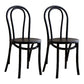 Traditional Style Side Chair Solid Wood Wingback Armless Dining Chair Black 2 Piece Set Clearhalo 'Dining Chairs' 'Dining Tables & Seating' 'dining_chair' 'furn' 'furn_dining_chair' 'Furniture' 'Kitchen & Dining Furniture' 5155883