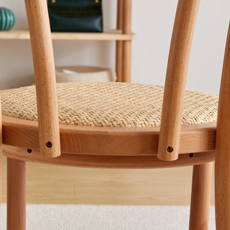 Traditional Style Side Chair Solid Wood Wingback Armless Dining Chair Clearhalo 'Dining Chairs' 'Dining Tables & Seating' 'dining_chair' 'furn' 'furn_dining_chair' 'Furniture' 'Kitchen & Dining Furniture' 5155887