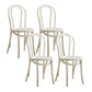 Traditional Style Side Chair Solid Wood Wingback Armless Dining Chair White 4 Piece Set Clearhalo 'Dining Chairs' 'Dining Tables & Seating' 'dining_chair' 'furn' 'furn_dining_chair' 'Furniture' 'Kitchen & Dining Furniture' 5155891