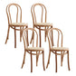 Traditional Style Side Chair Solid Wood Wingback Armless Dining Chair Natural 4 Piece Set Clearhalo 'Dining Chairs' 'Dining Tables & Seating' 'dining_chair' 'furn' 'furn_dining_chair' 'Furniture' 'Kitchen & Dining Furniture' 5155910