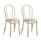 Traditional Style Side Chair Solid Wood Wingback Armless Dining Chair Natural Wood White 2 Piece Set Clearhalo 'Dining Chairs' 'Dining Tables & Seating' 'dining_chair' 'furn' 'furn_dining_chair' 'Furniture' 'Kitchen & Dining Furniture' 5155918